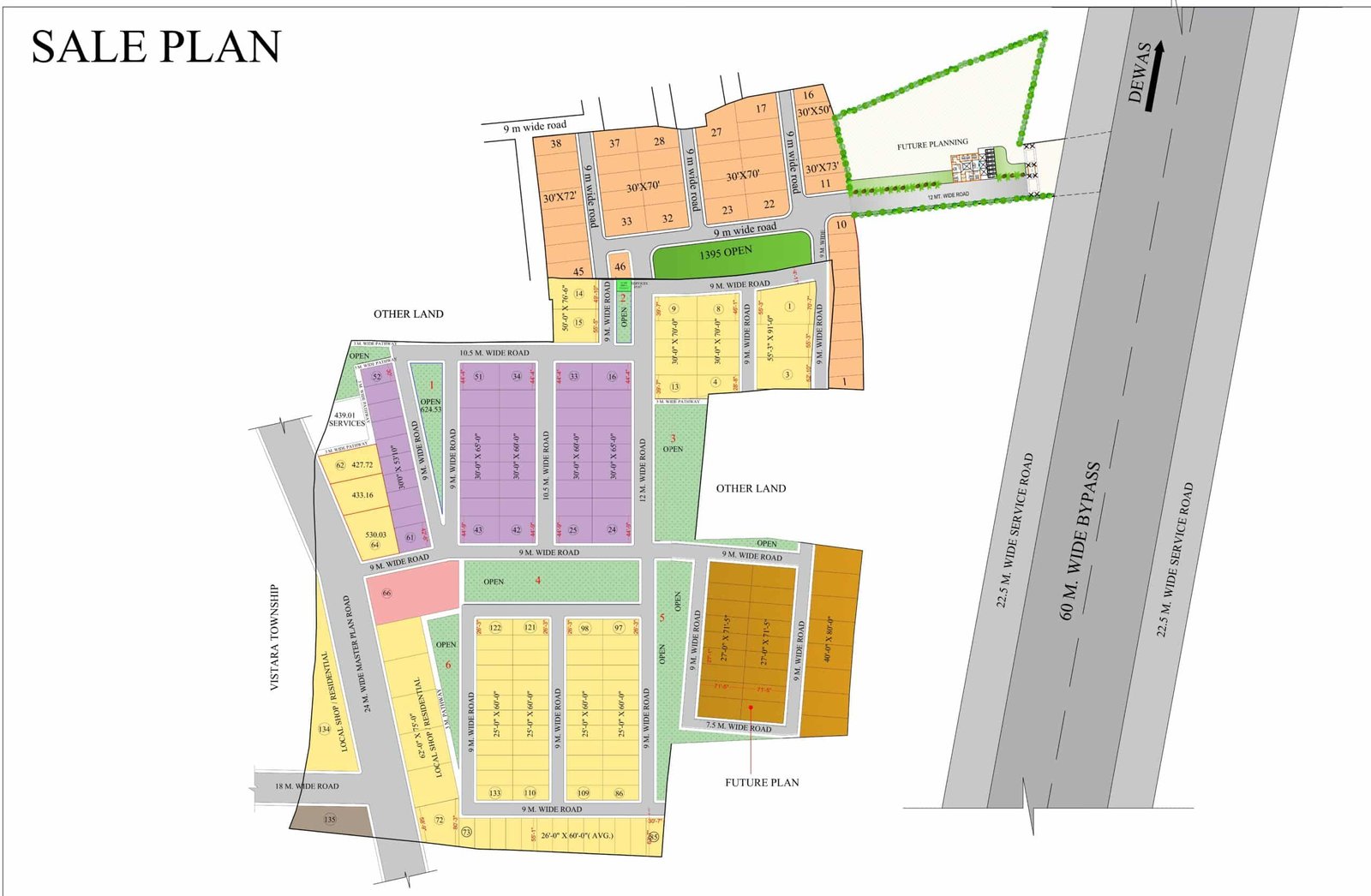 Avila Meadows DBR Realtors Properties map plan