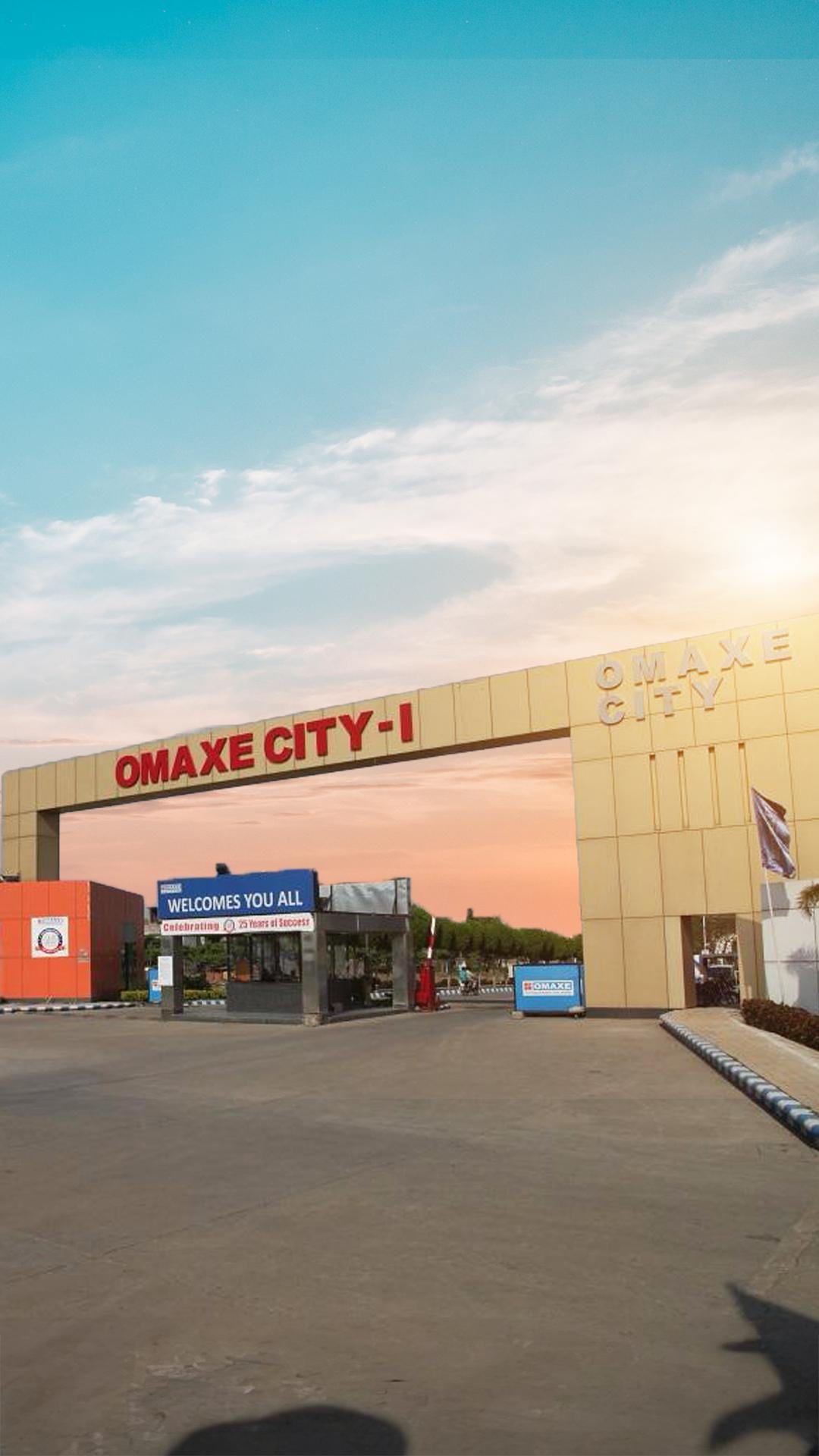 Omaxe city 1 DBR Realtors Properties entrance day view